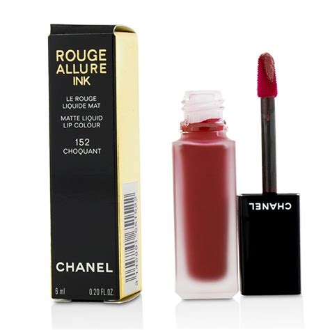 жидкая матовая помада chanel rouge allure ink тон 152 choquant|chanel choquant matte lipstick.